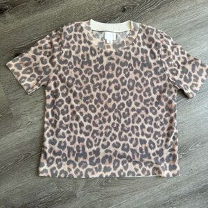 H&M Leopard Top Vintage looking size M